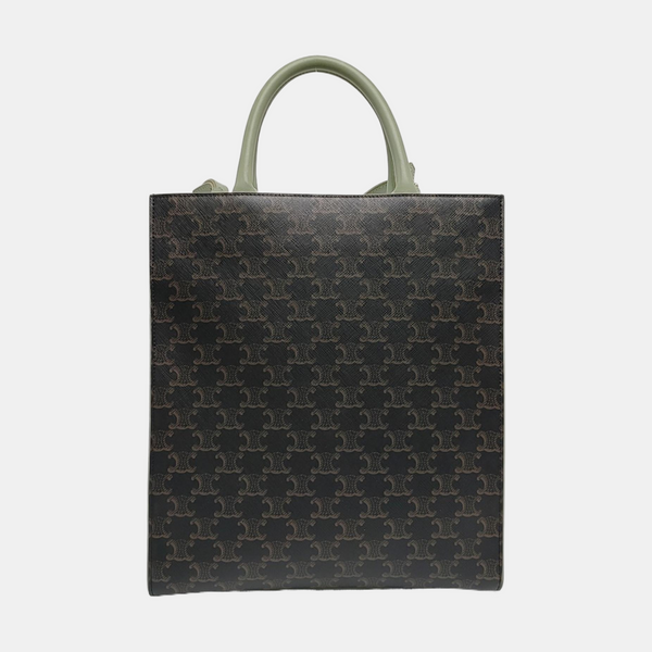 CABAS CELINE Small Coated Canvas Black