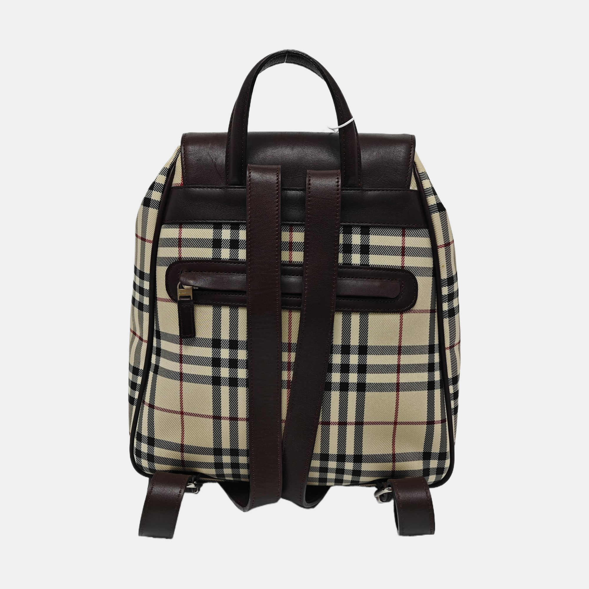 Canvas Backpack Beige