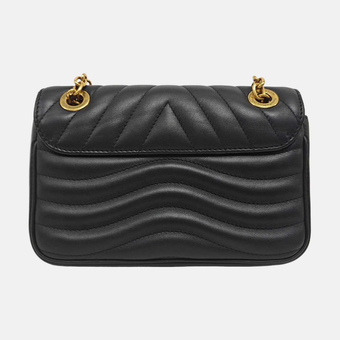 NEW WAVE PM Quilted Calfskin Black