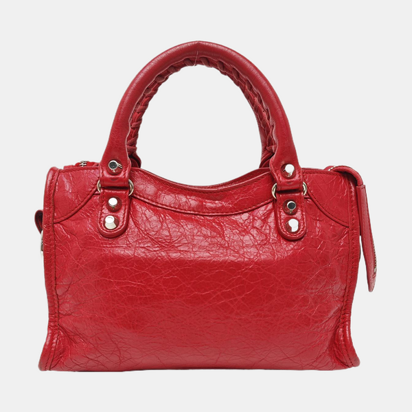 Classic City Mini Lambskin Red