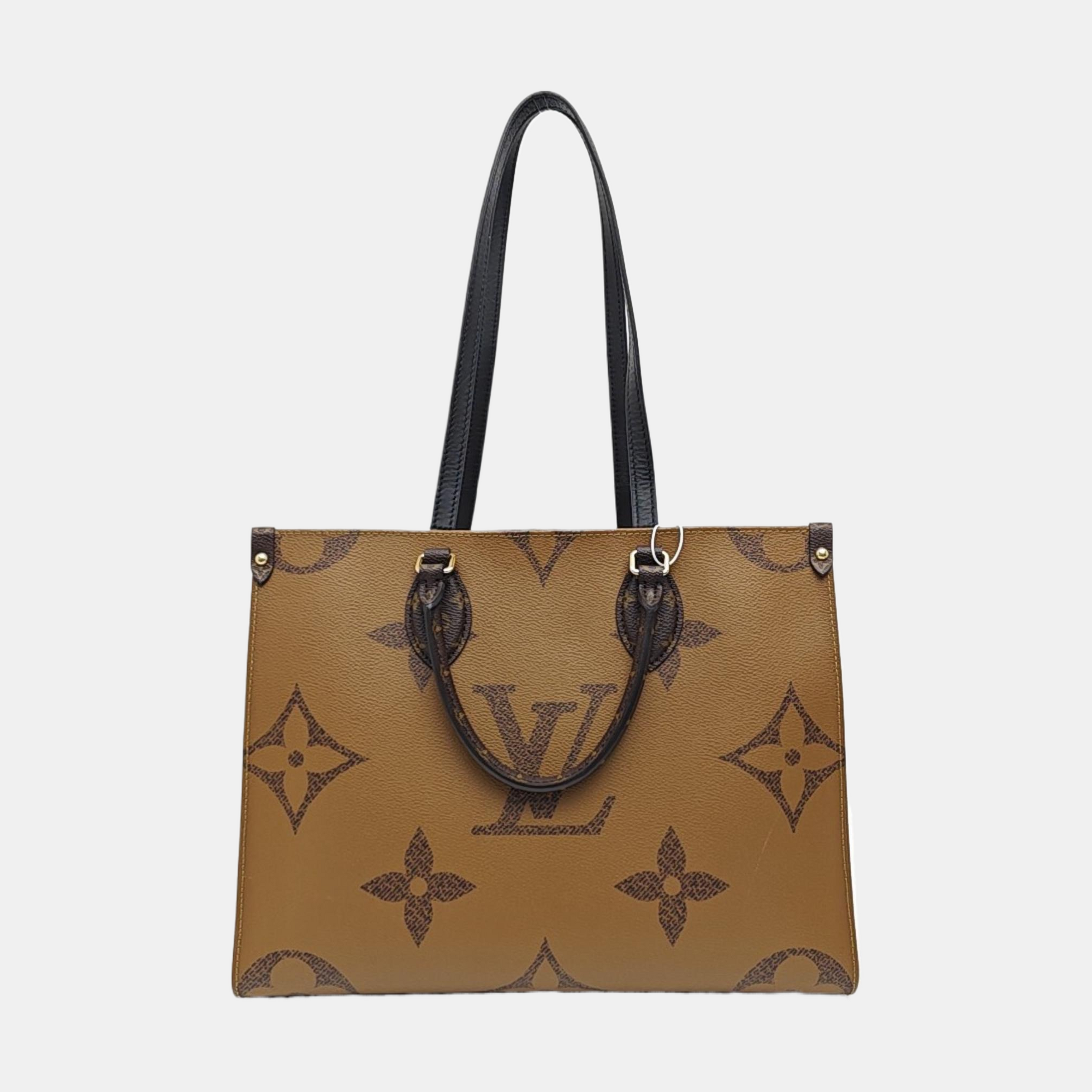 ONTHEGO MM Monogram Coated Canvas Brown