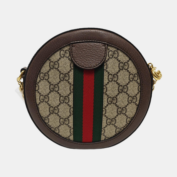 Ophidia Mini Monogram Coated Canvas Beige