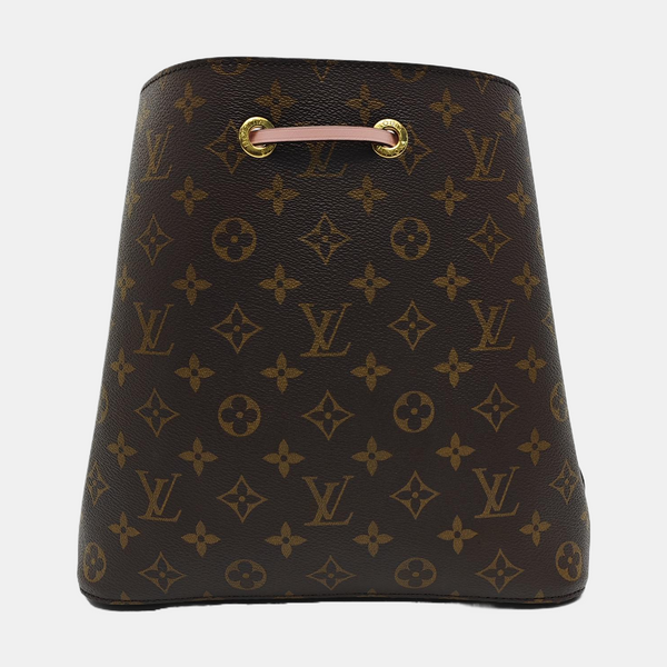 NÉONOÉ MM Monogram Coated Canvas Brown