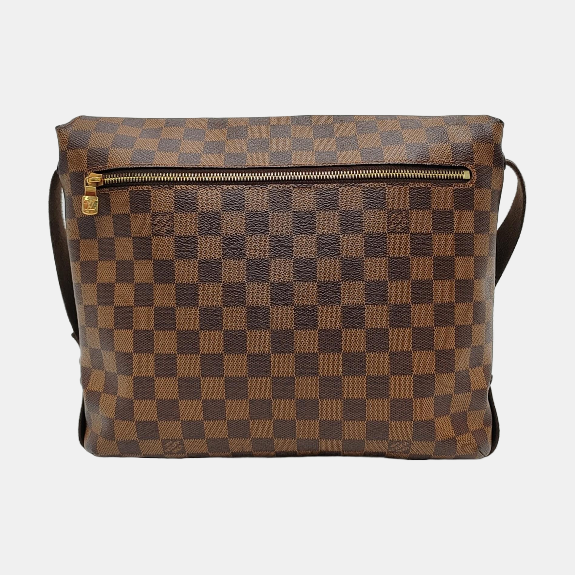 BROOKLYN Damier Ebene Coated Canvas Brown