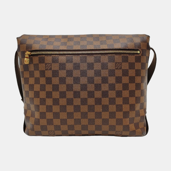 BROOKLYN Damier Ebene Coated Canvas Brown