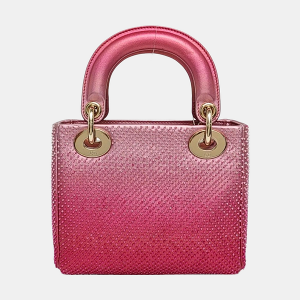 Lady Dior Mini Lambskin Pink