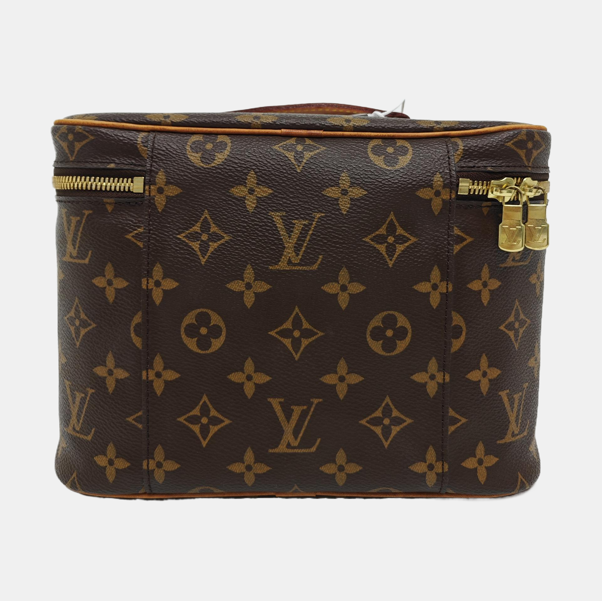 NICE BB Monogram Coated Canvas Brown