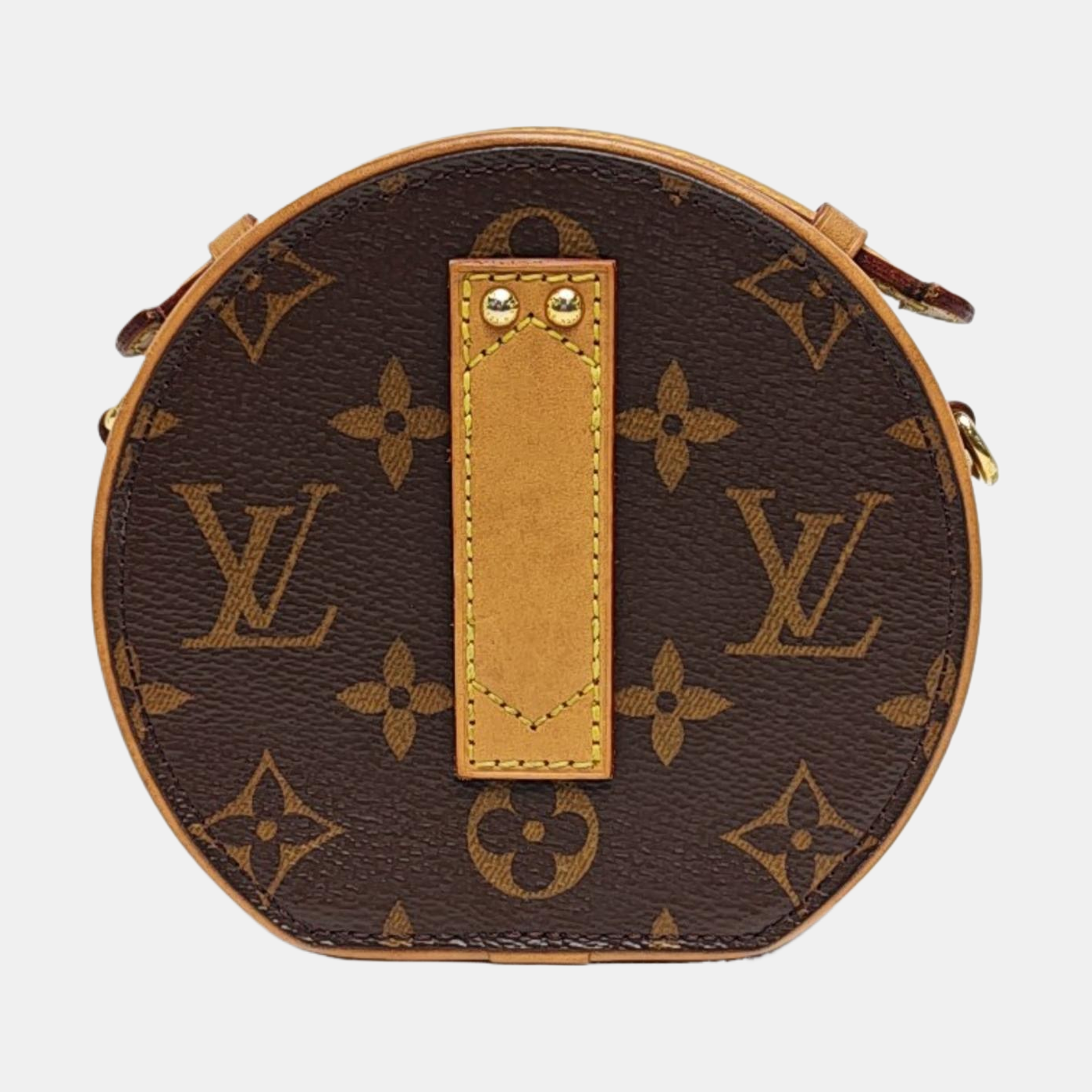 BOITE CHAPEAU Mini Monogram Coated Canvas Brown
