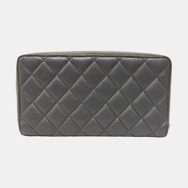 2.55 224 Quilted Calfskin Gray Wallet