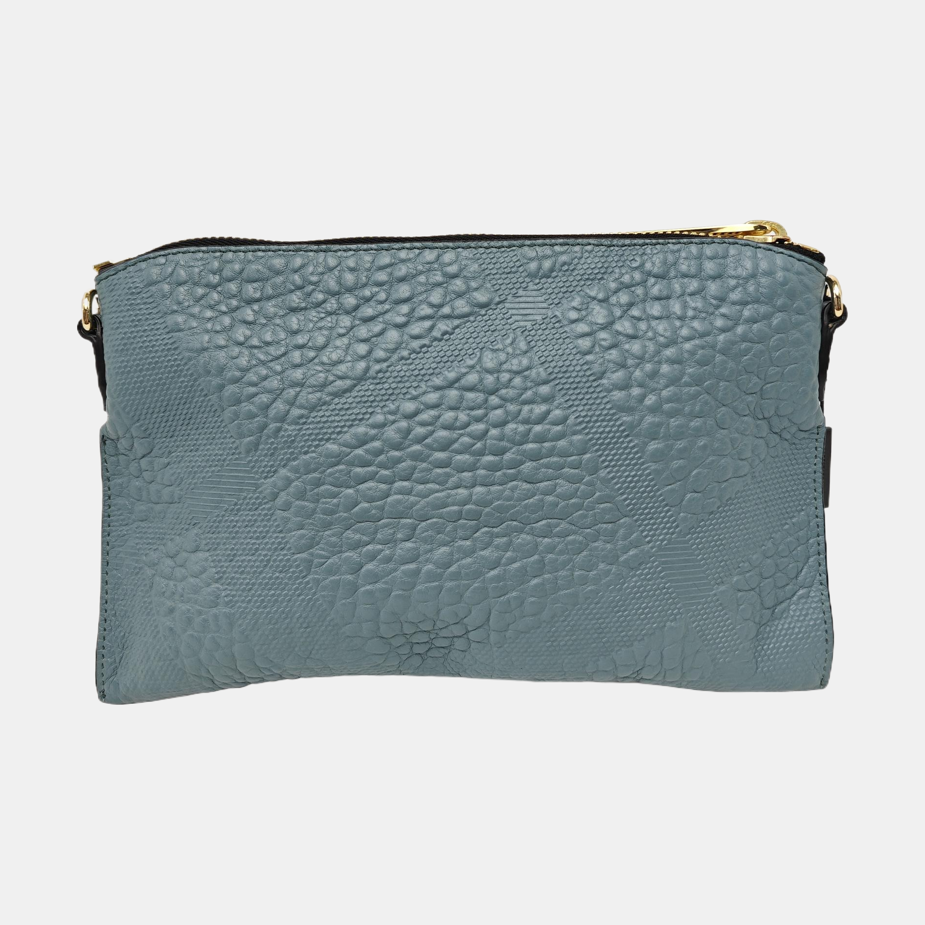 Calfskin Crossbody Bag Blue