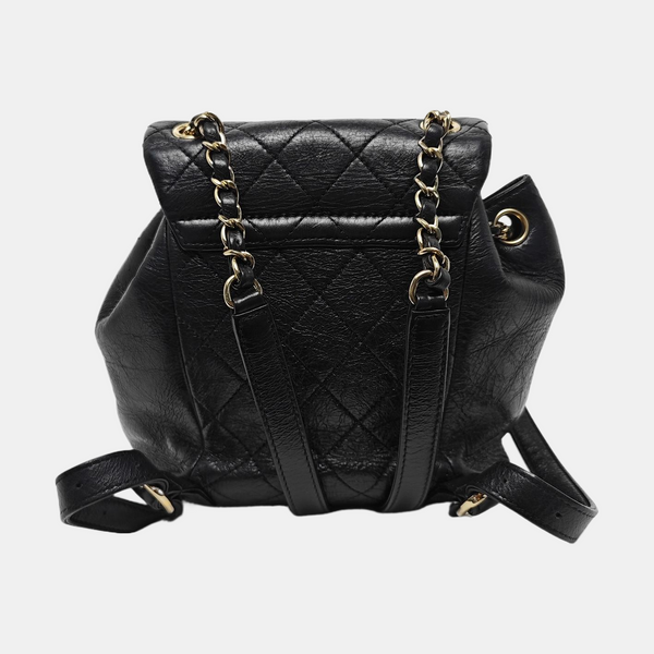 DUMA Quilted Calfskin Black