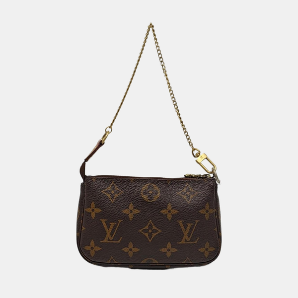 ACCESSOIRES Mini Monogram Coated Canvas Brown