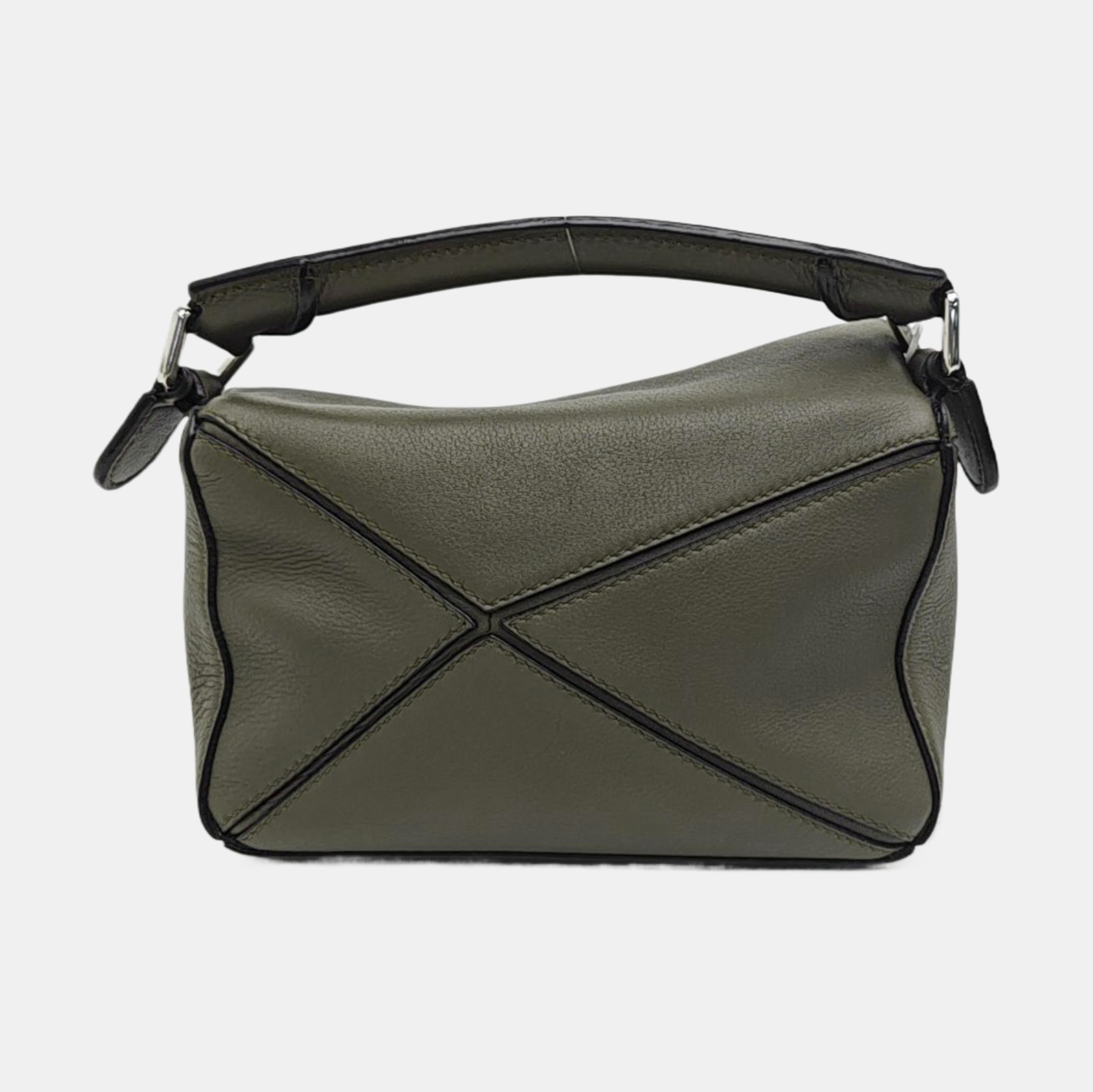 Puzzle Mini Calfskin Green