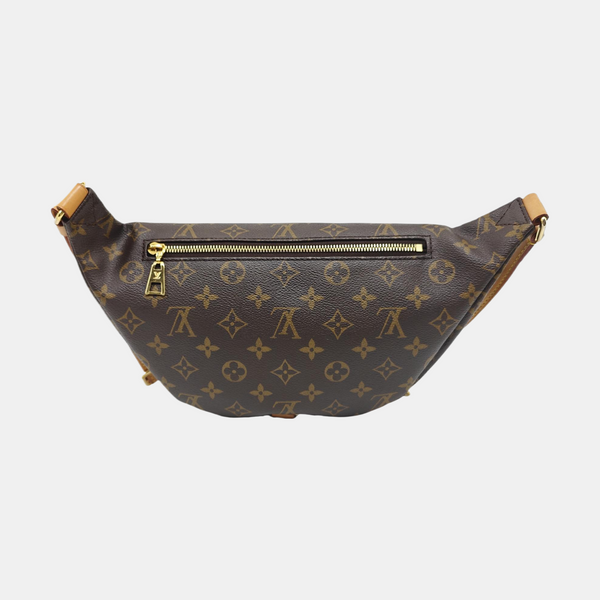 BUMBAG Monogram Coated Canvas Brown