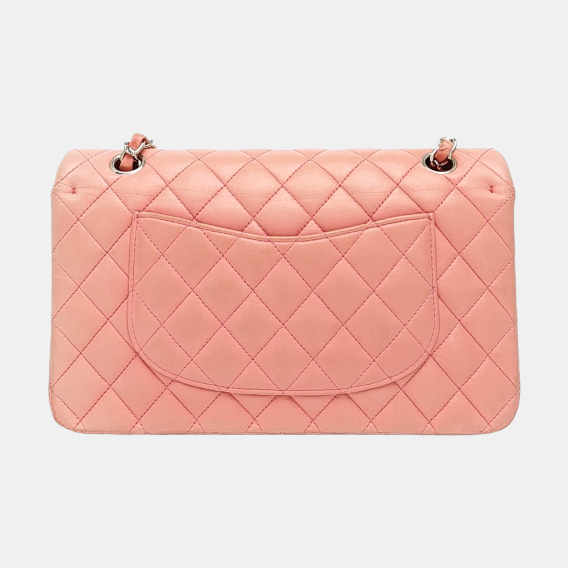 CLASSIC FLAP Small Quilted Lambskin Pink