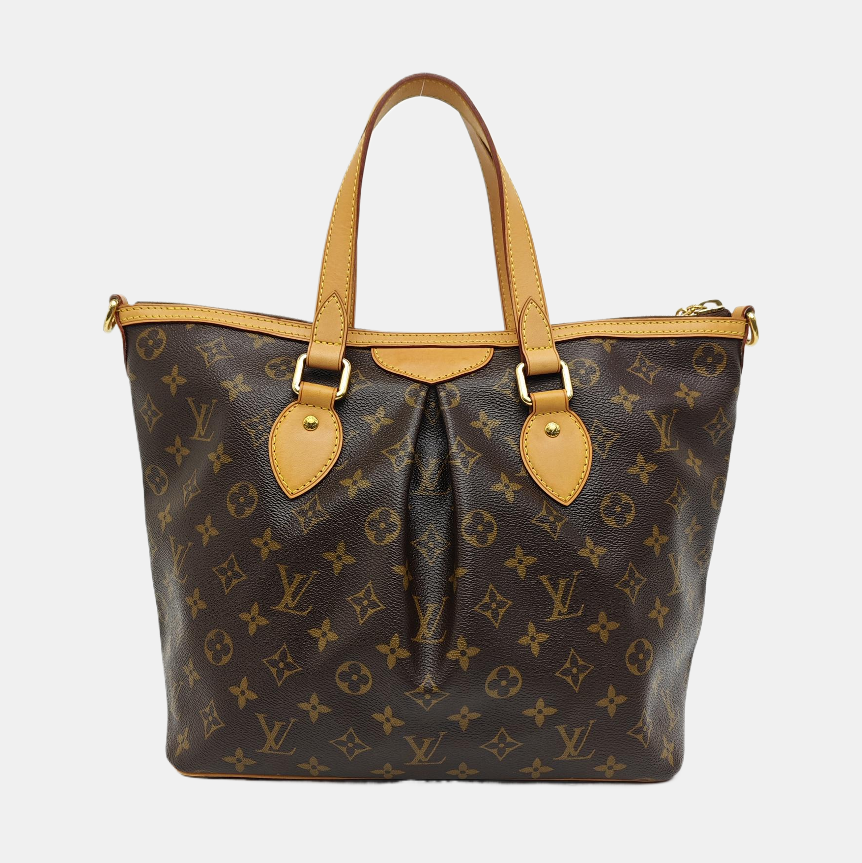 PALERMO PM Monogram Coated Canvas Brown