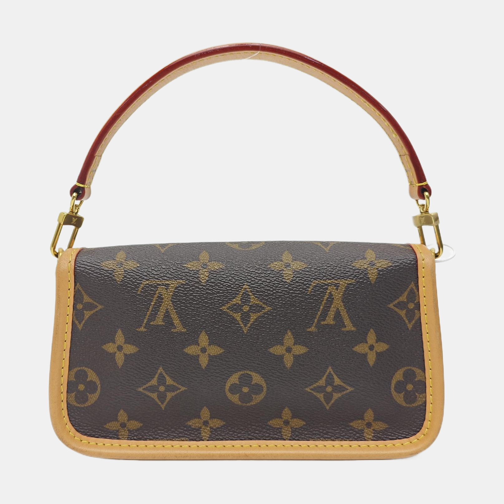 DIANE Nano Monogram Coated Canvas Brown