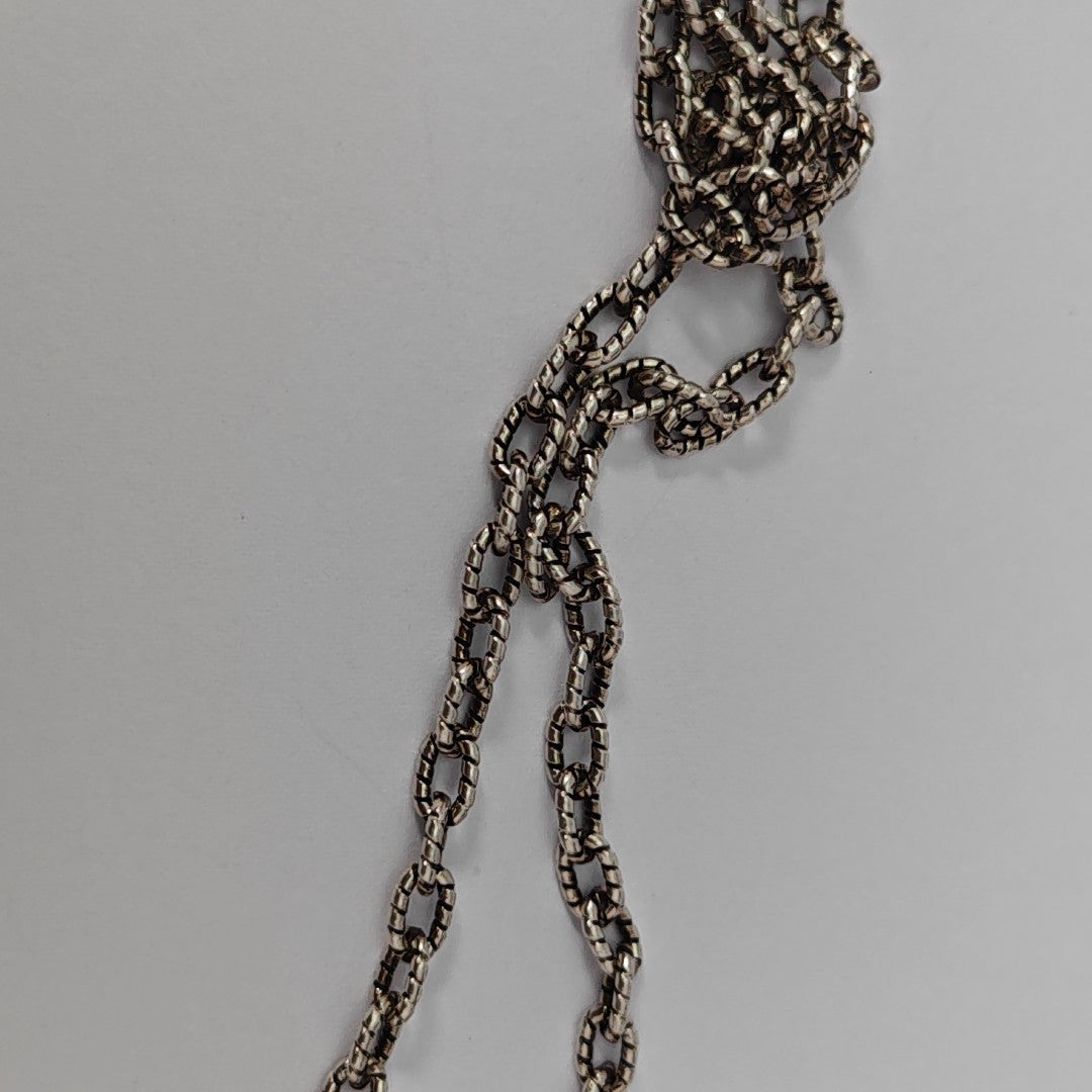 Interlocking G 925 Sterling Silver Necklace