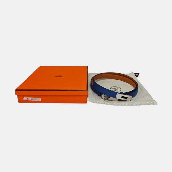 Leather Belt Blue