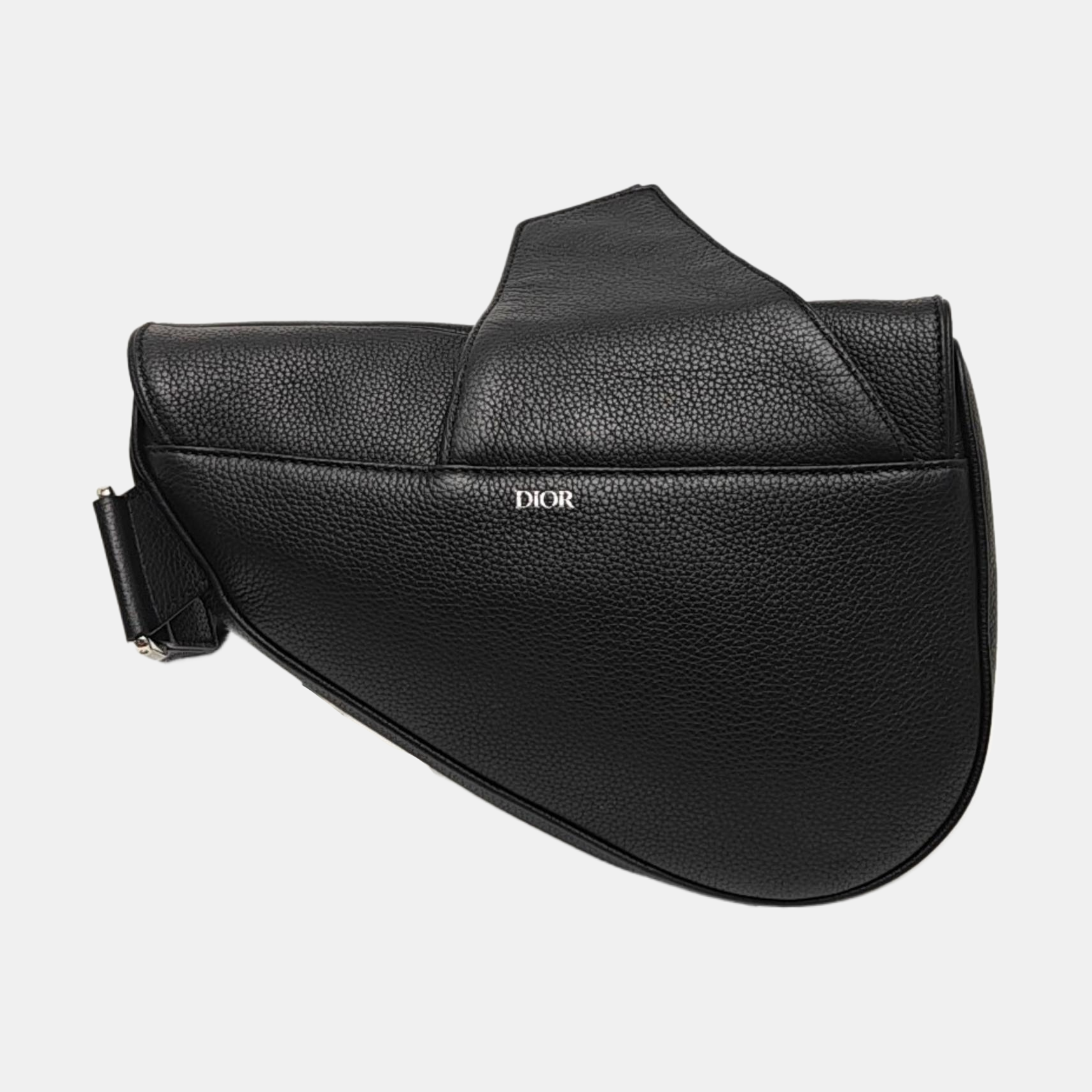 Saddle Medium Calfskin Black