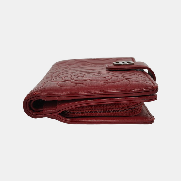Calfskin Wallet Red