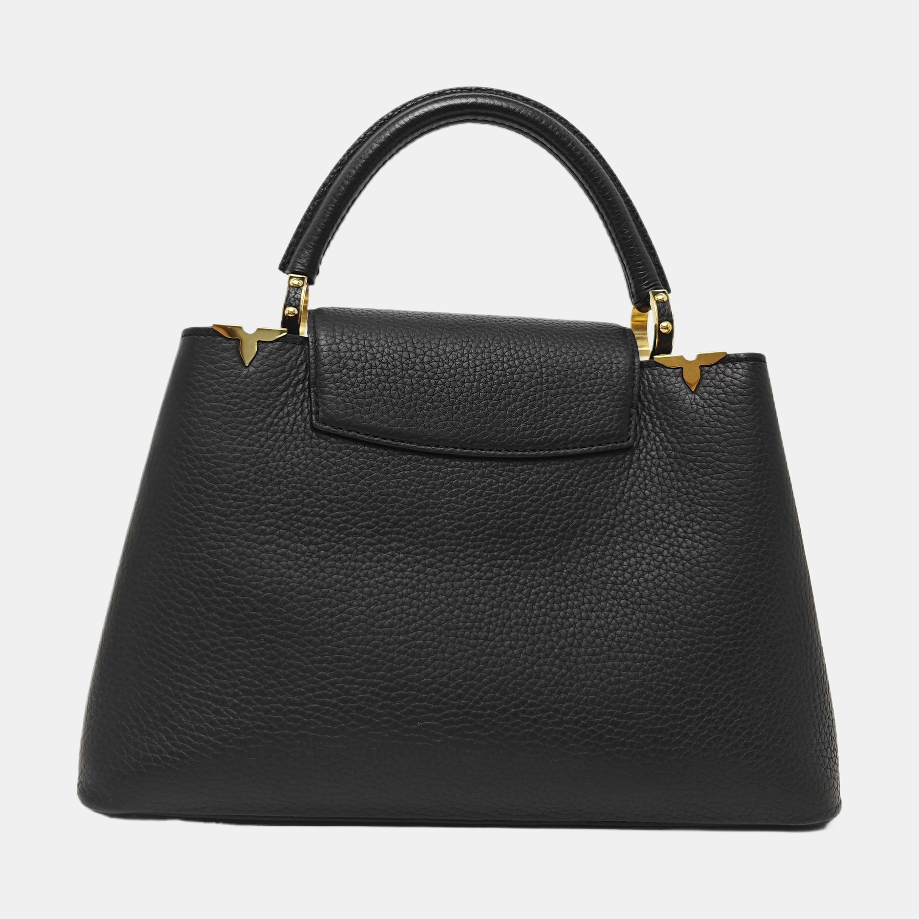 CAPUCINES MM Calfskin Black