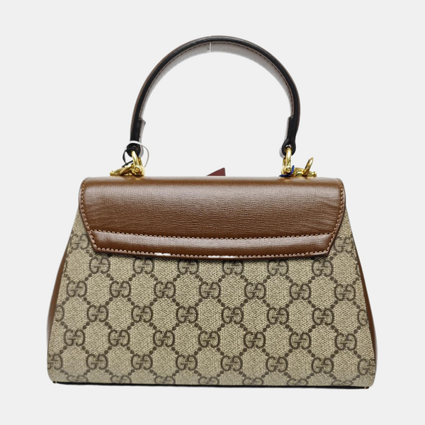 Horsebit 1955 Mini Monogram Coated Canvas Beige