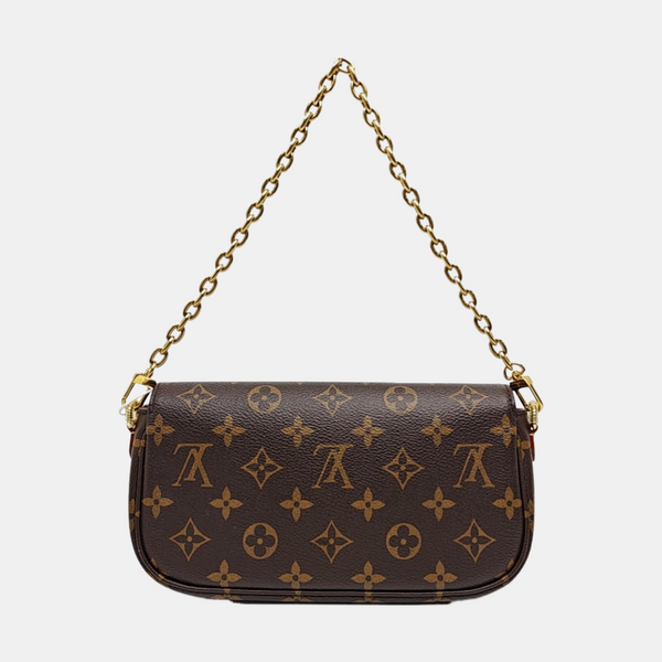 IVY Monogram Coated Canvas Brown