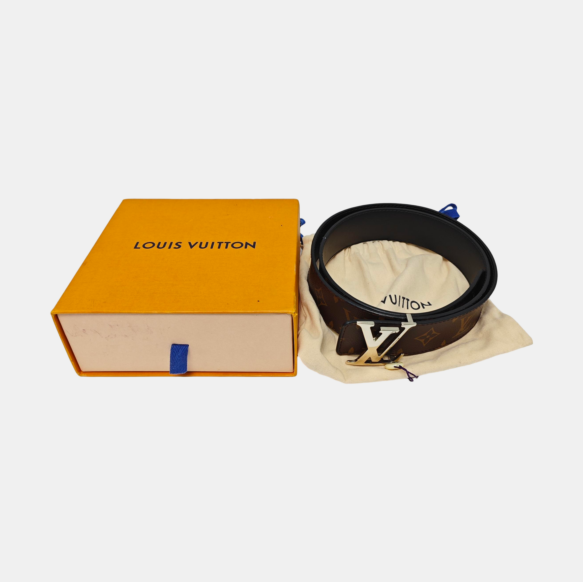 Coated Canvas Belt Brown