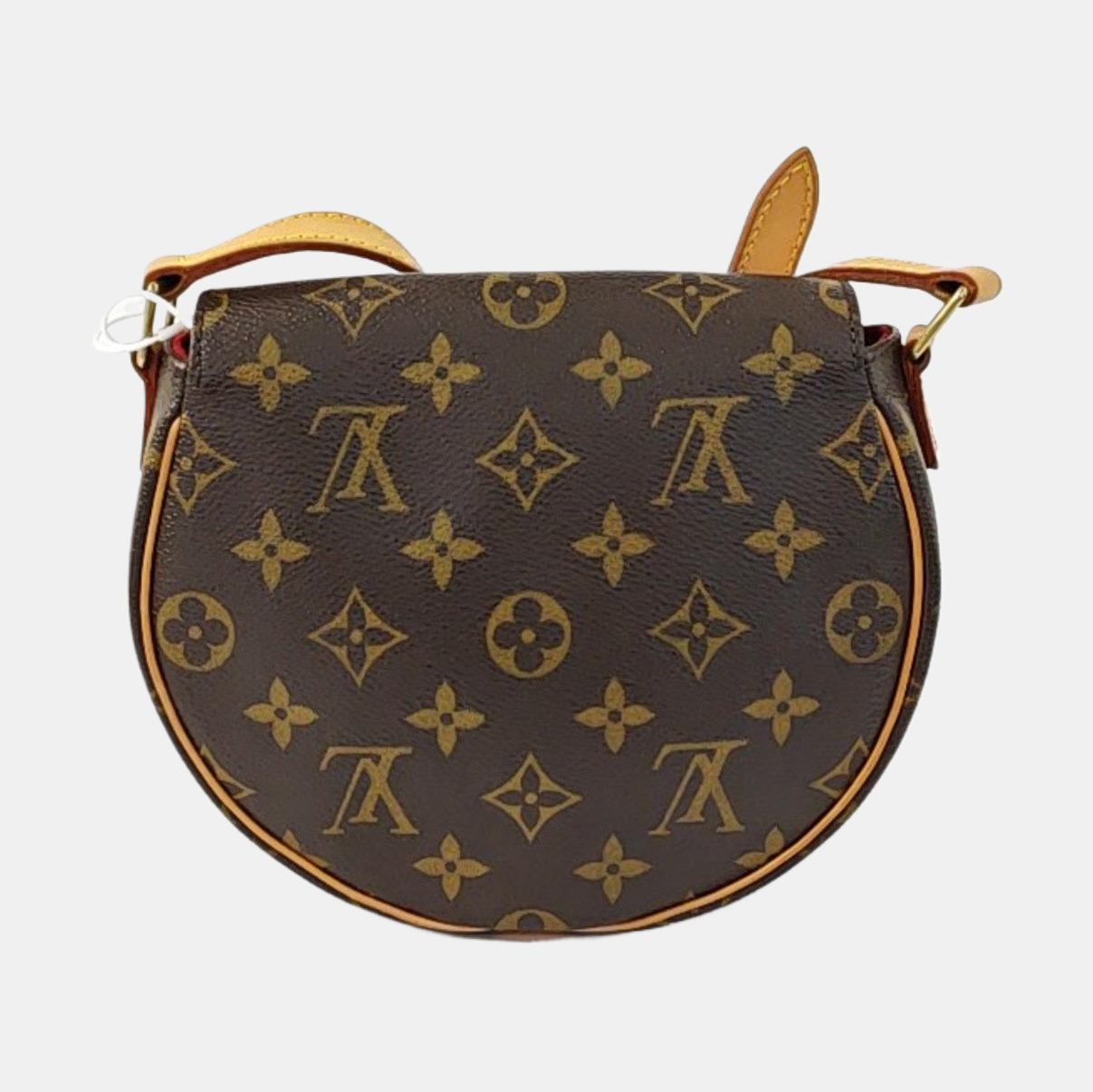 TAMBOURINE Monogram Coated Canvas Brown