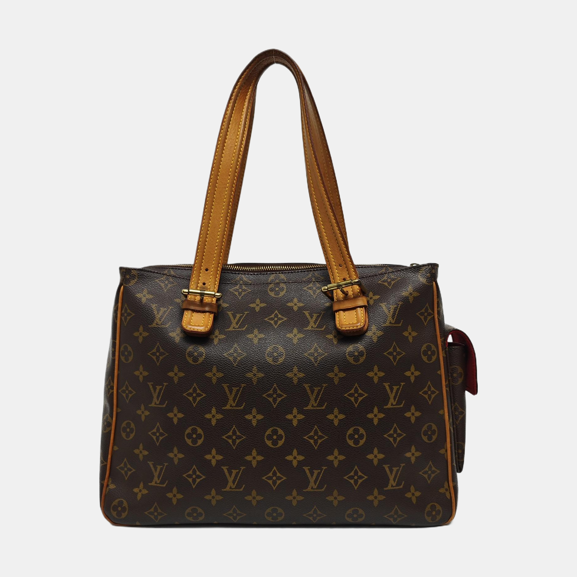 MULTIPLE Monogram Coated Canvas Brown