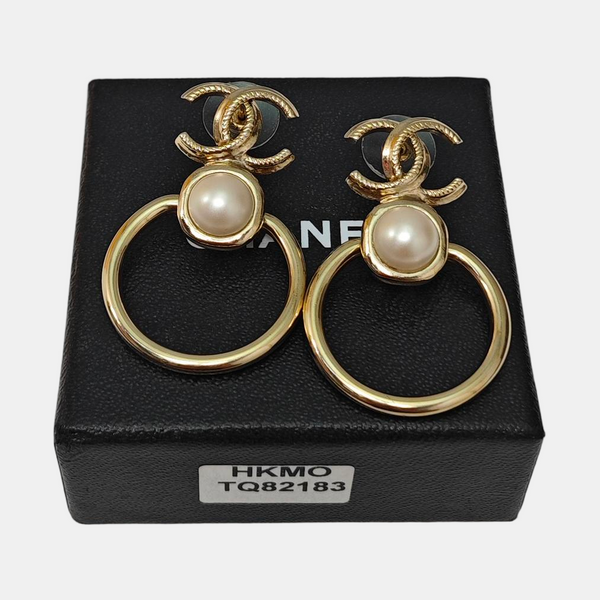 Metal Gold Stud Earrings