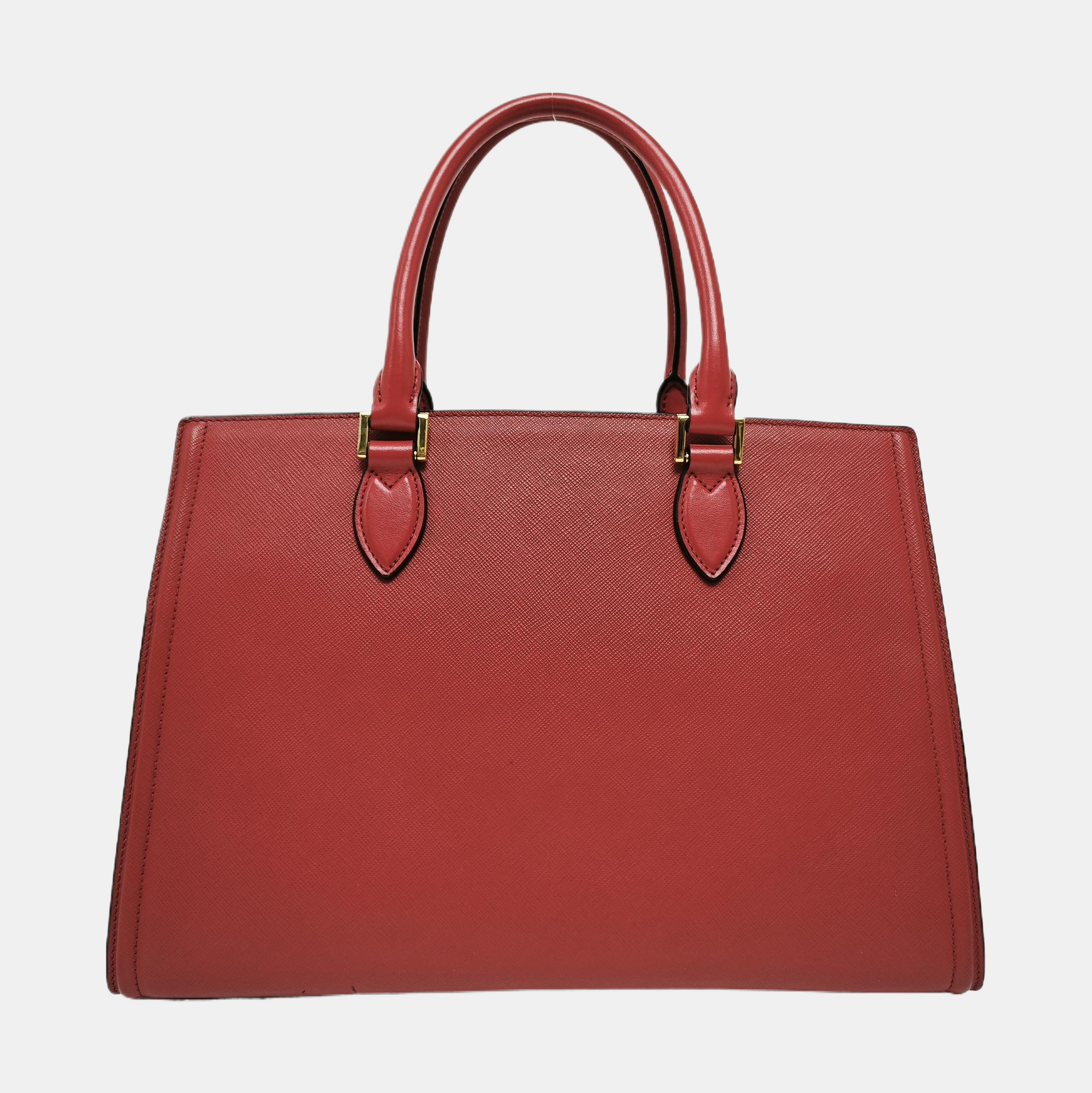 Saffiano Calfskin Tote Bag Red