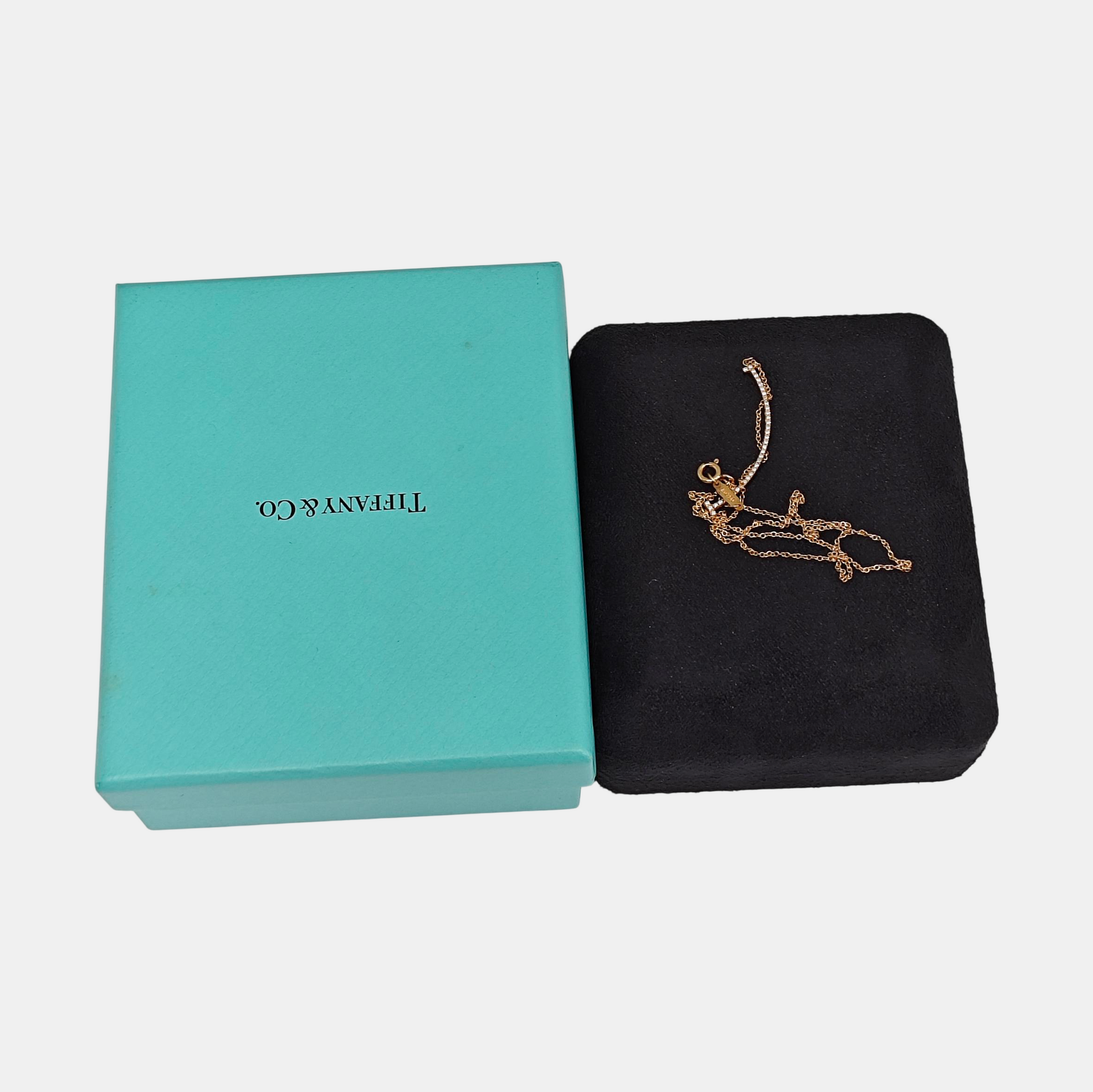 Tiffany T 18k Rose Gold Necklace