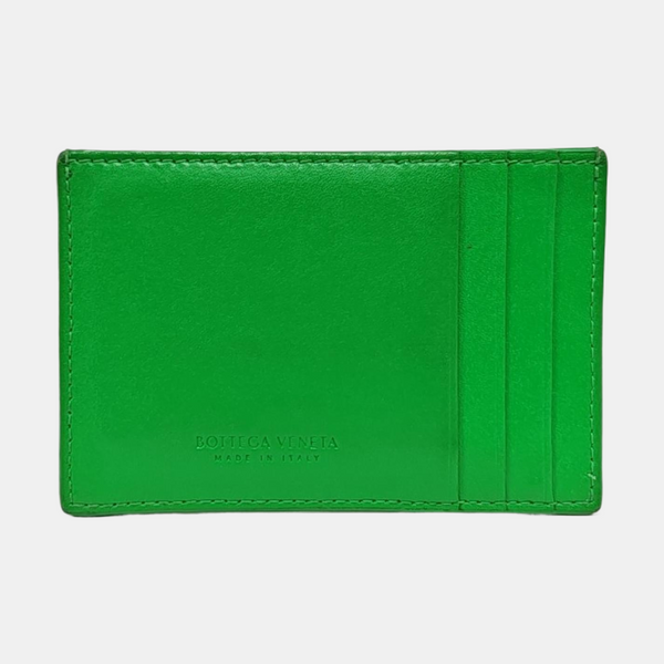 Calfskin Card Holder Green