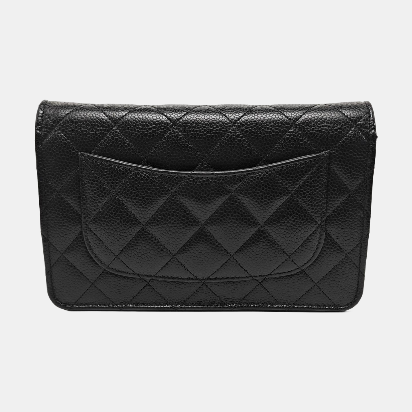 WOC Quilted Grained Calfskin Black