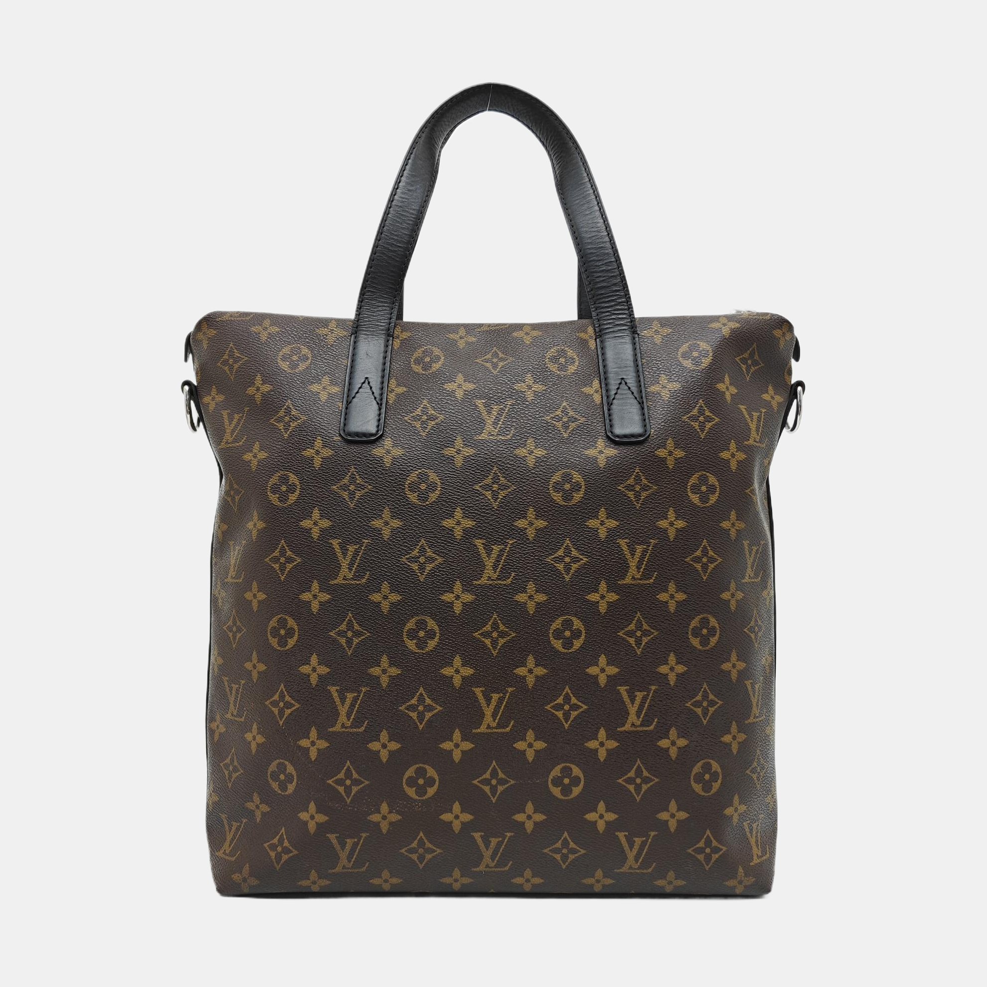 KITAN Monogram Coated Canvas Brown