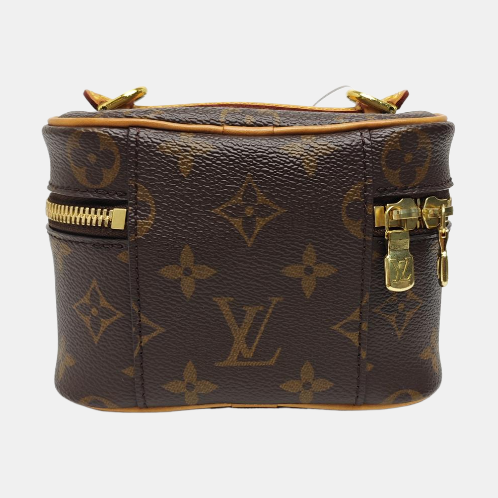 NICE Super Mini Monogram Coated Canvas Brown