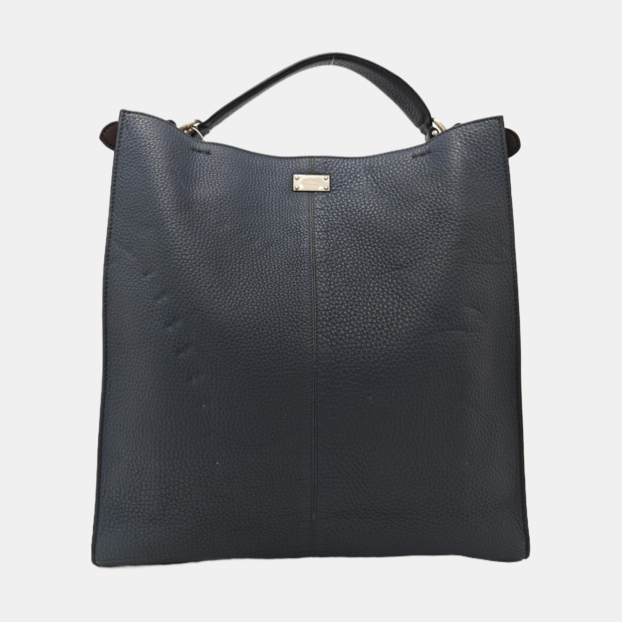 Peekaboo Medium Calfskin Blue