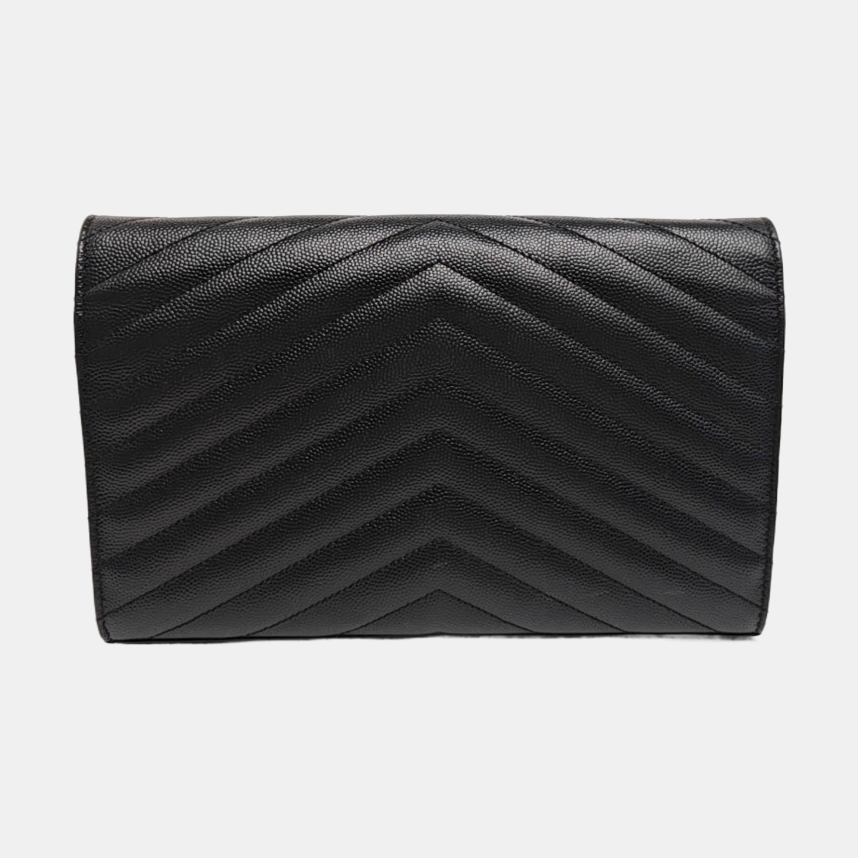 MONOGRAM Medium Chevron Calfskin Black