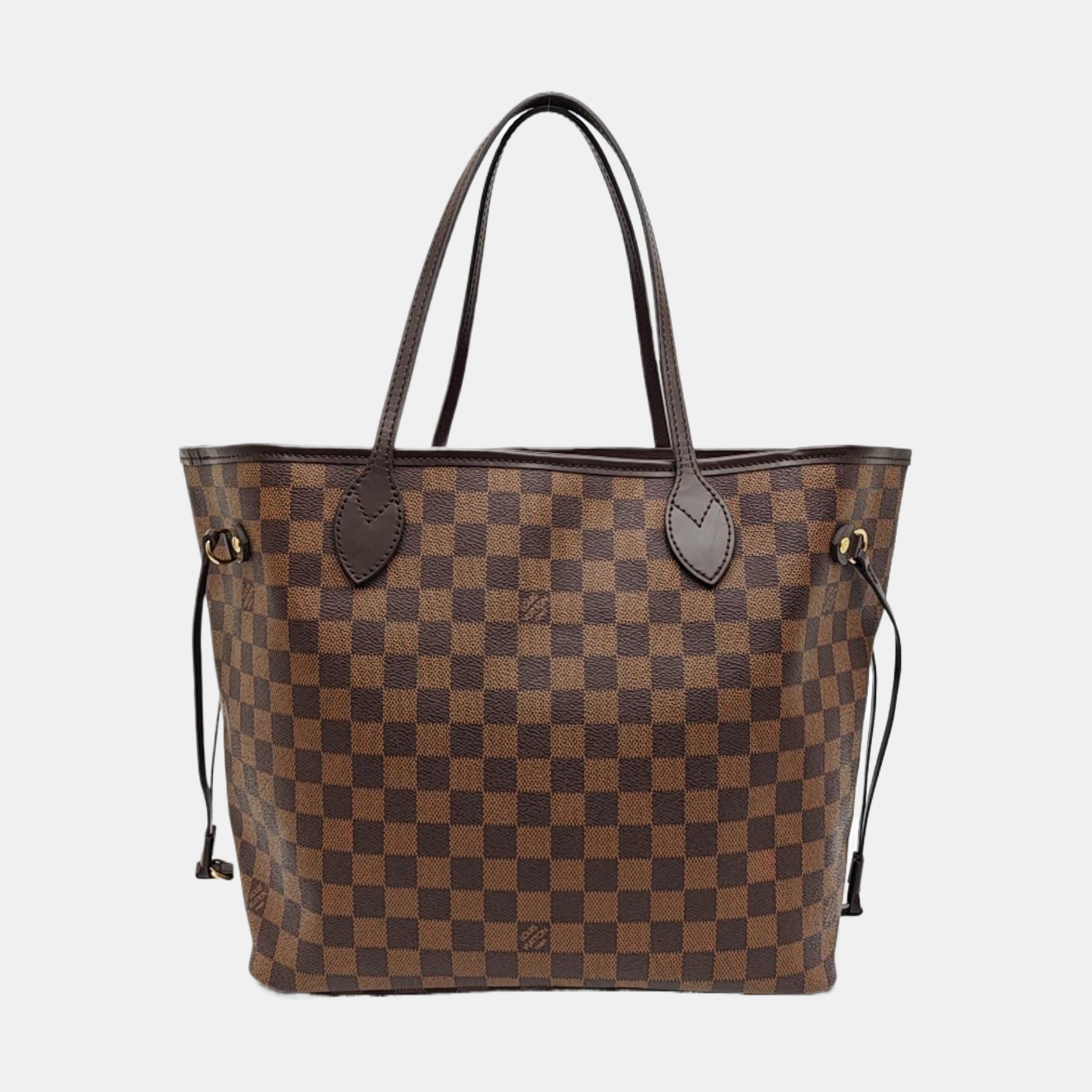 NEVERFULL MM Damier Ebene Coated Canvas Brown