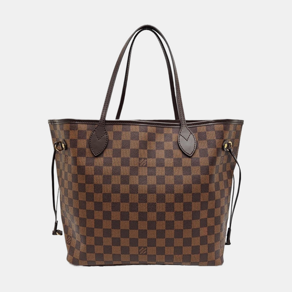 NEVERFULL MM Damier Ebene Coated Canvas Brown