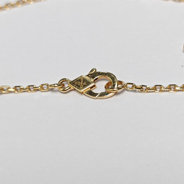 Vintage Alhambra 18k Gold Necklace