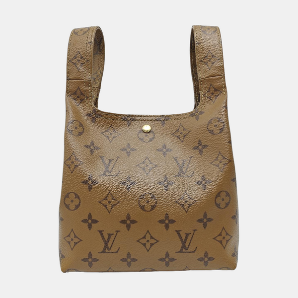ATLANTIS BB Monogram Coated Canvas Brown