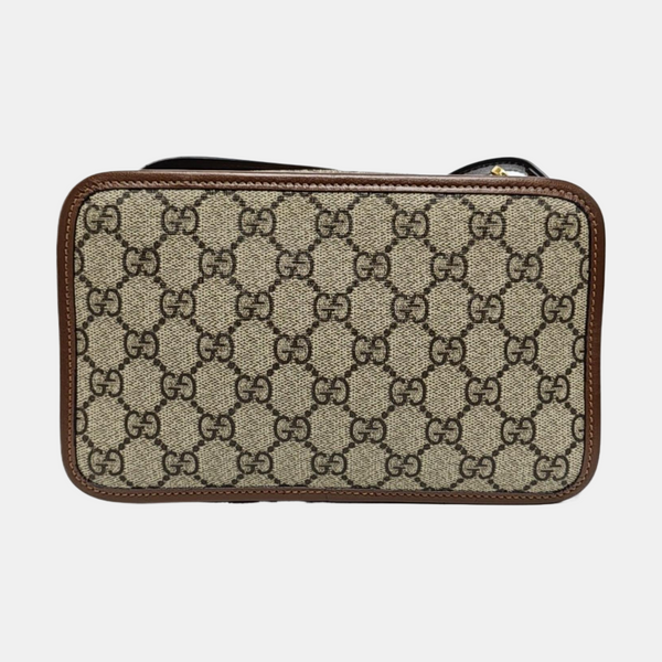 Bree Monogram Coated Canvas Beige