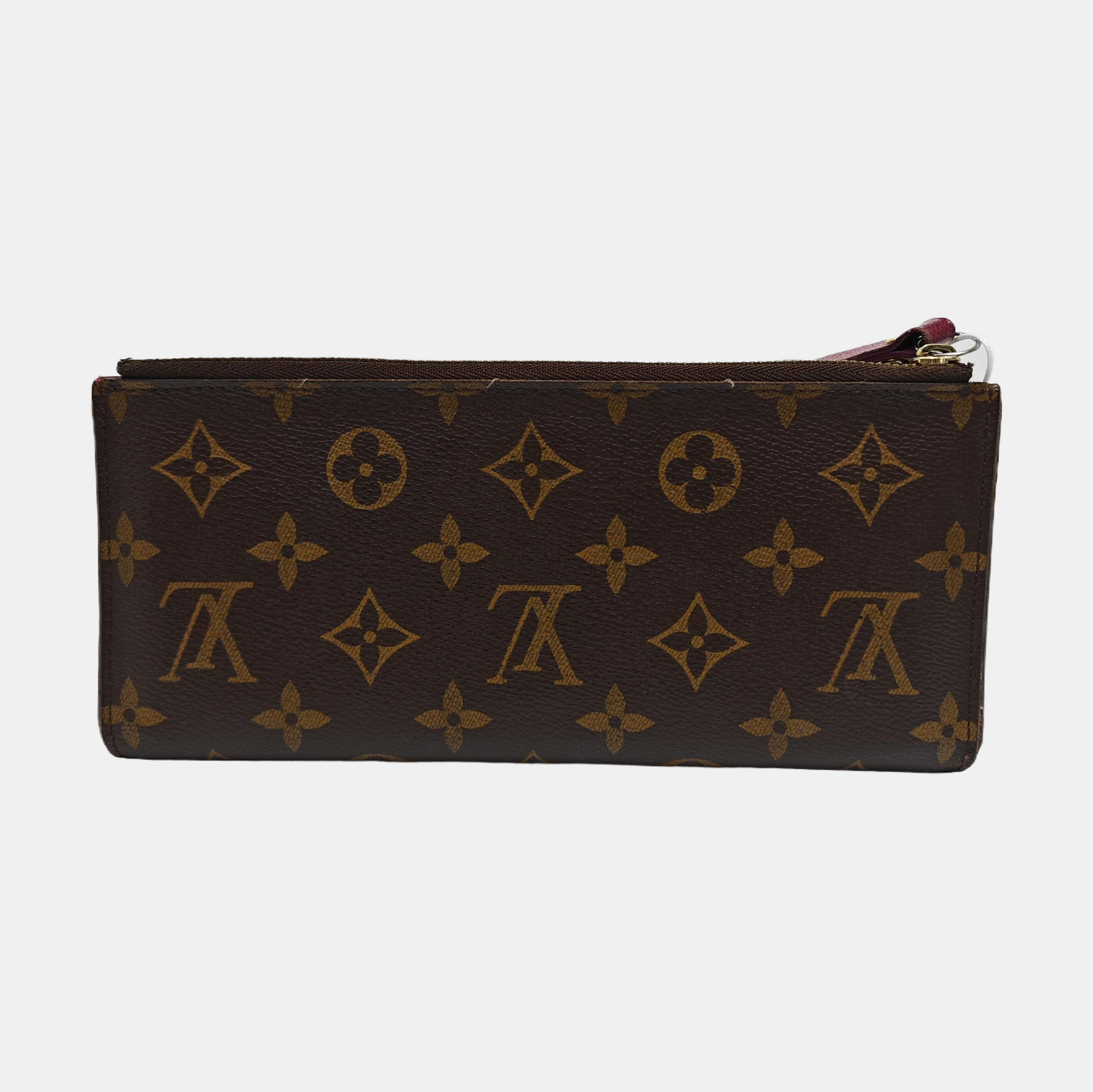 ADÈLE Monogram Coated Canvas Brown Wallet