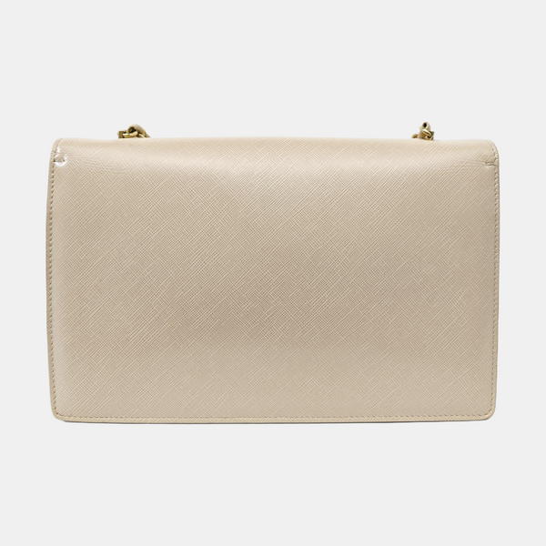 Calfskin Shoulder Bag Beige
