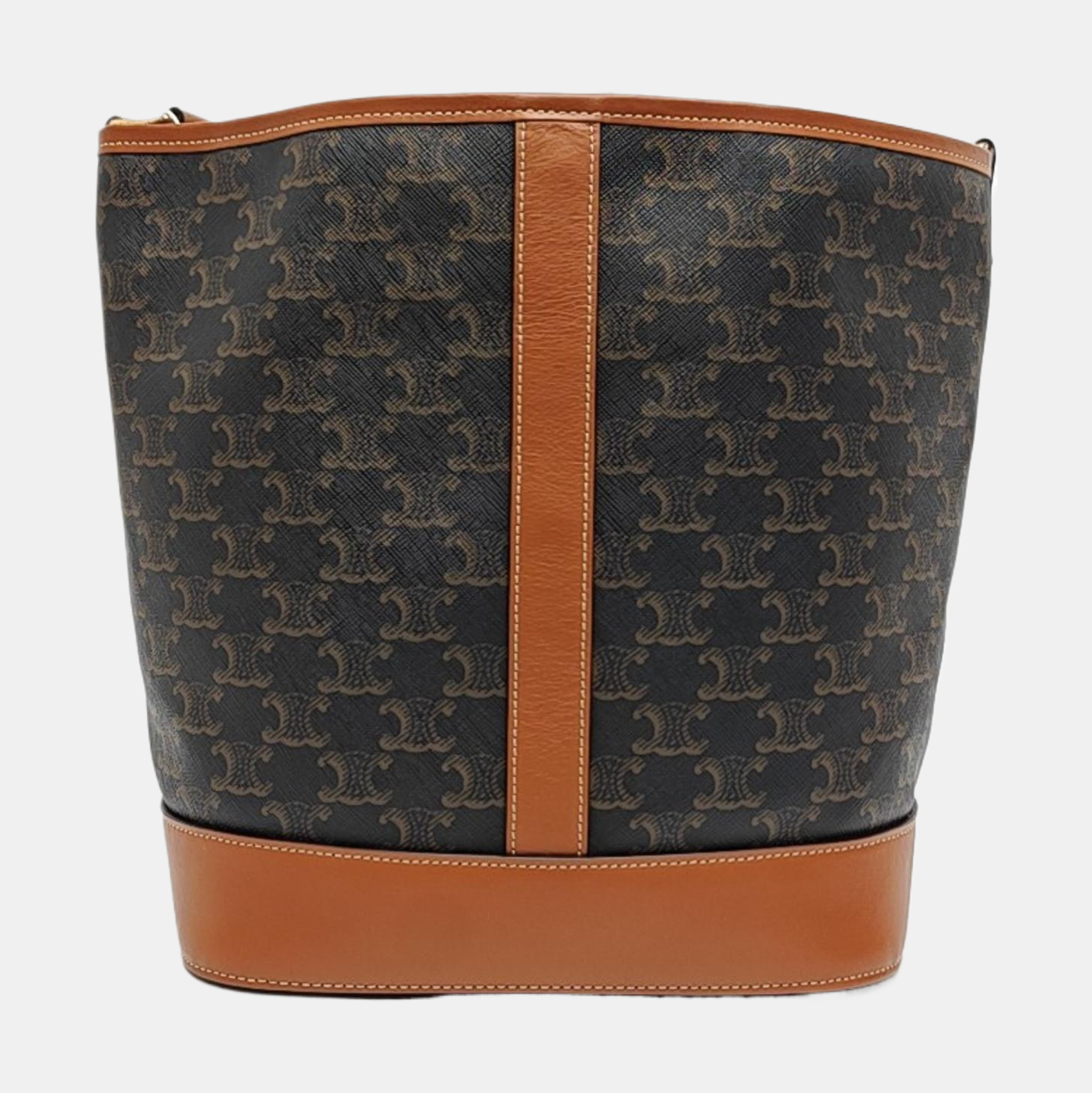 TRIOMPHE CANVAS Medium Coated Canvas Brown