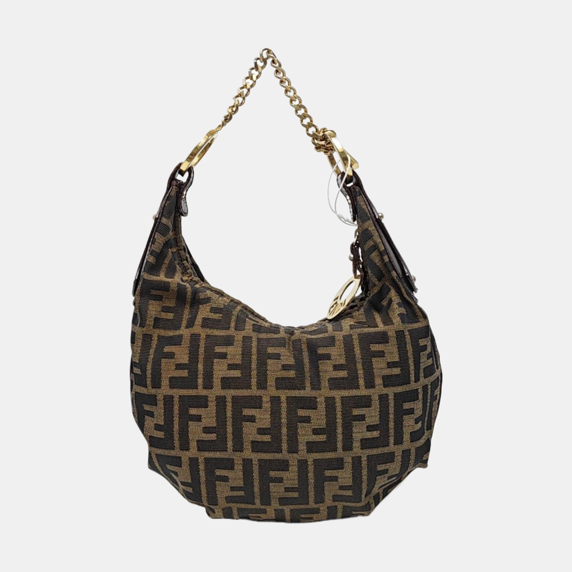 Canvas Top Handle Bag Brown