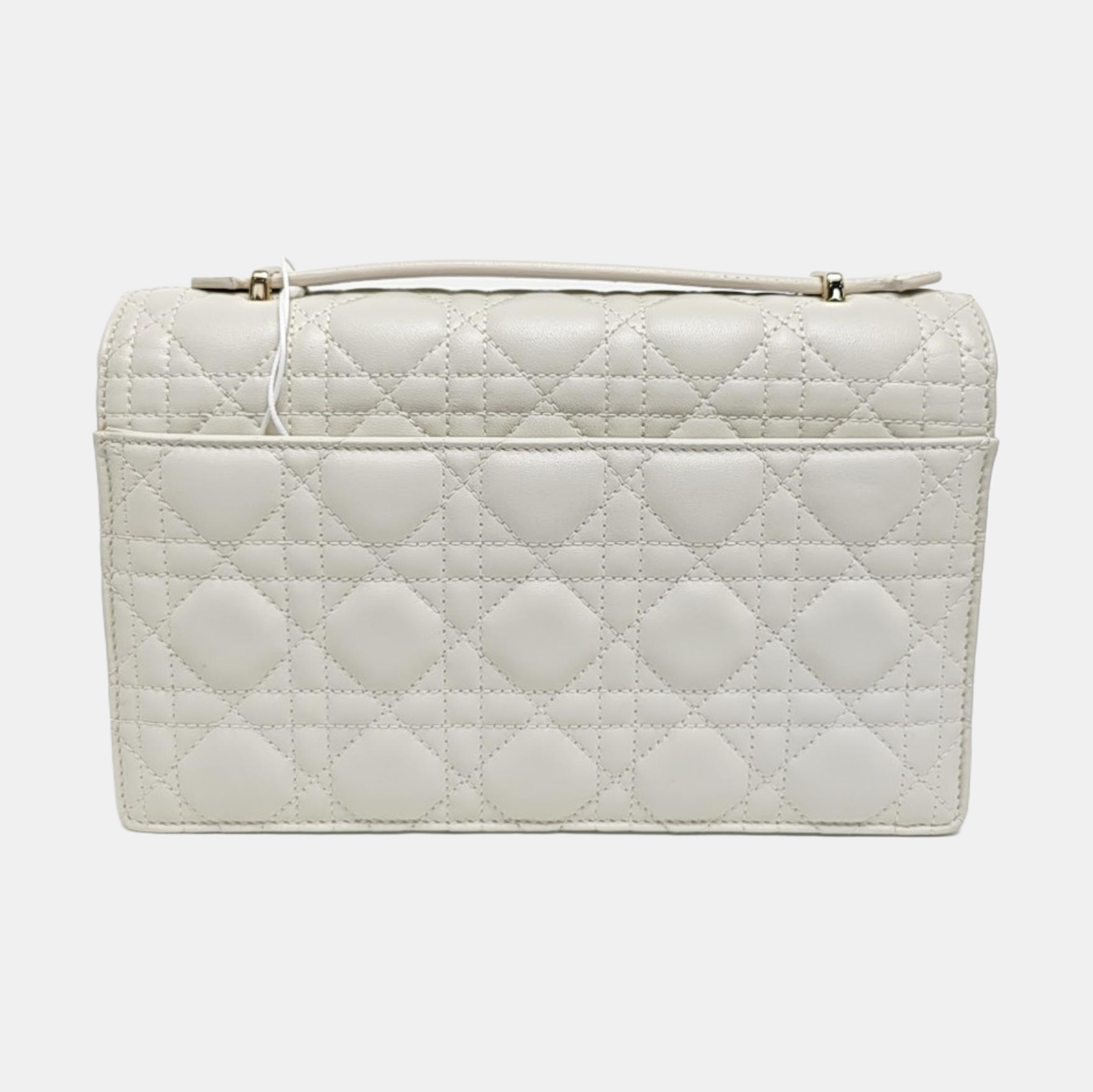 My Dior MISS DIOR Cannage Lambskin White